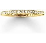 Thomas Sabo Glam & Soul Memorie Ring Gold Plated TR1980-414-14-54 Ring Size 54