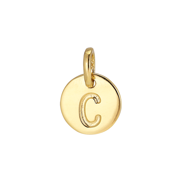 C' Silver Pendant