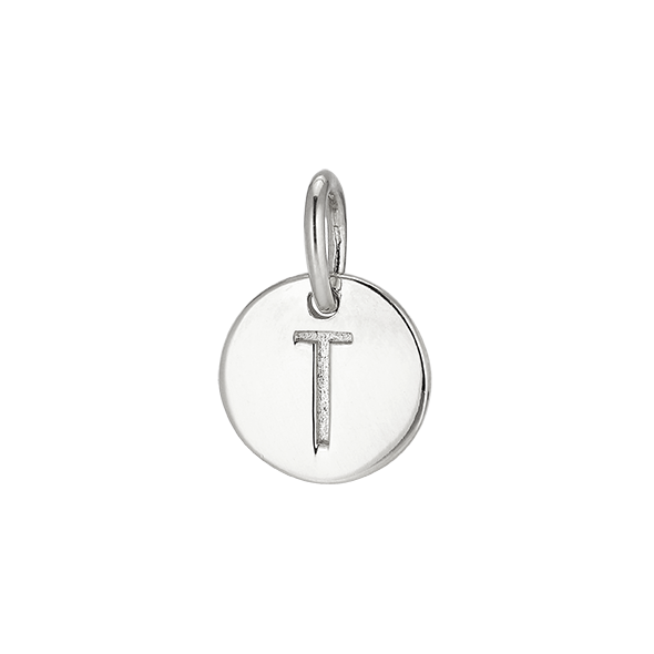 T' Silver Pendant
