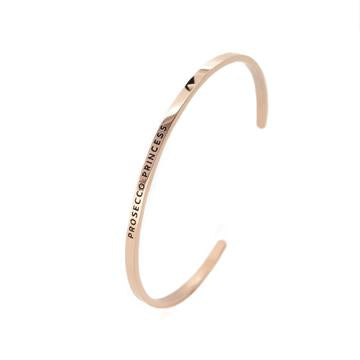Rose Prosecco Princess Bangle