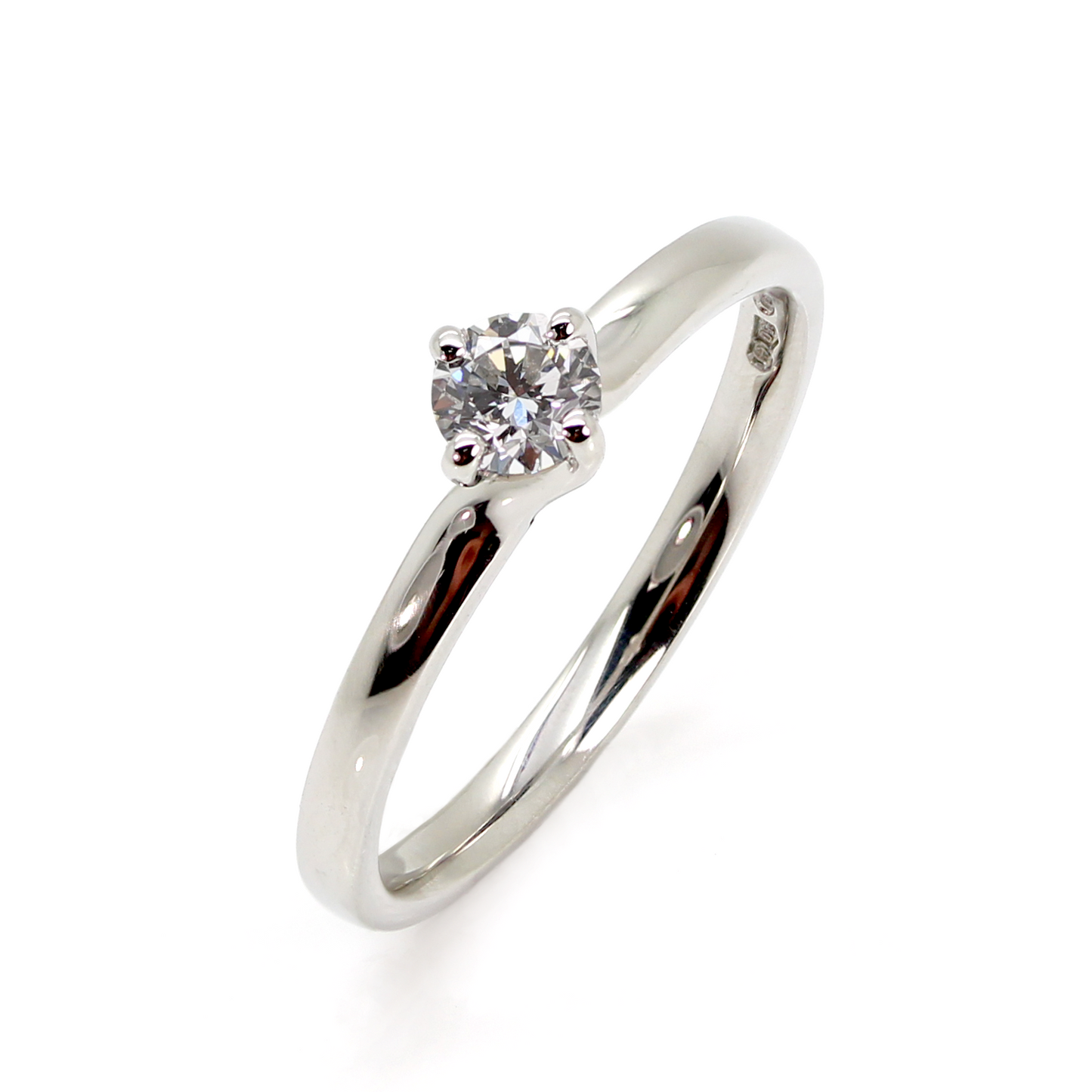 Platinum Solitaire D/SI1 Diamond Ring RN3880