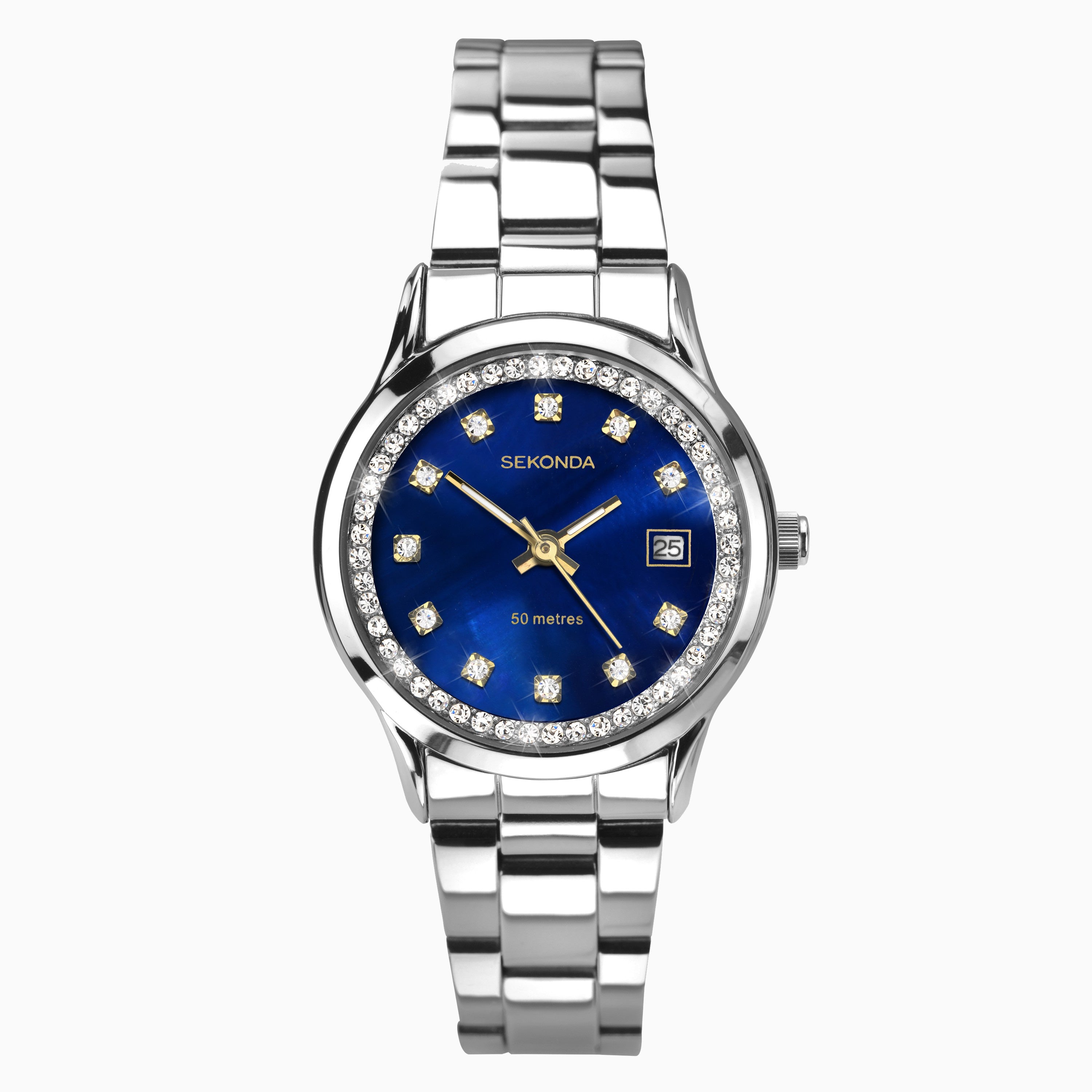 Sekonda Catherine Ladies Watch Silver with Blue Dial - 2147