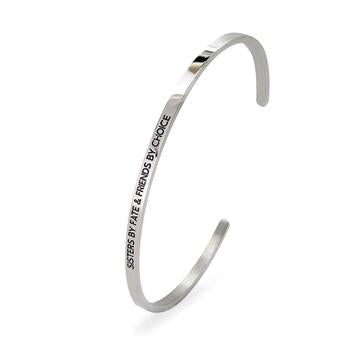 Sisters By Fate & Friends By Choice Bangle