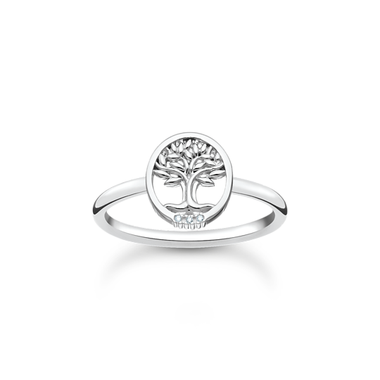 Thomas Sabo Silver Tree of Life Ring TR2375-051-14-56
