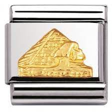 NOMINATION Gold Pyramid Charm 030123-05