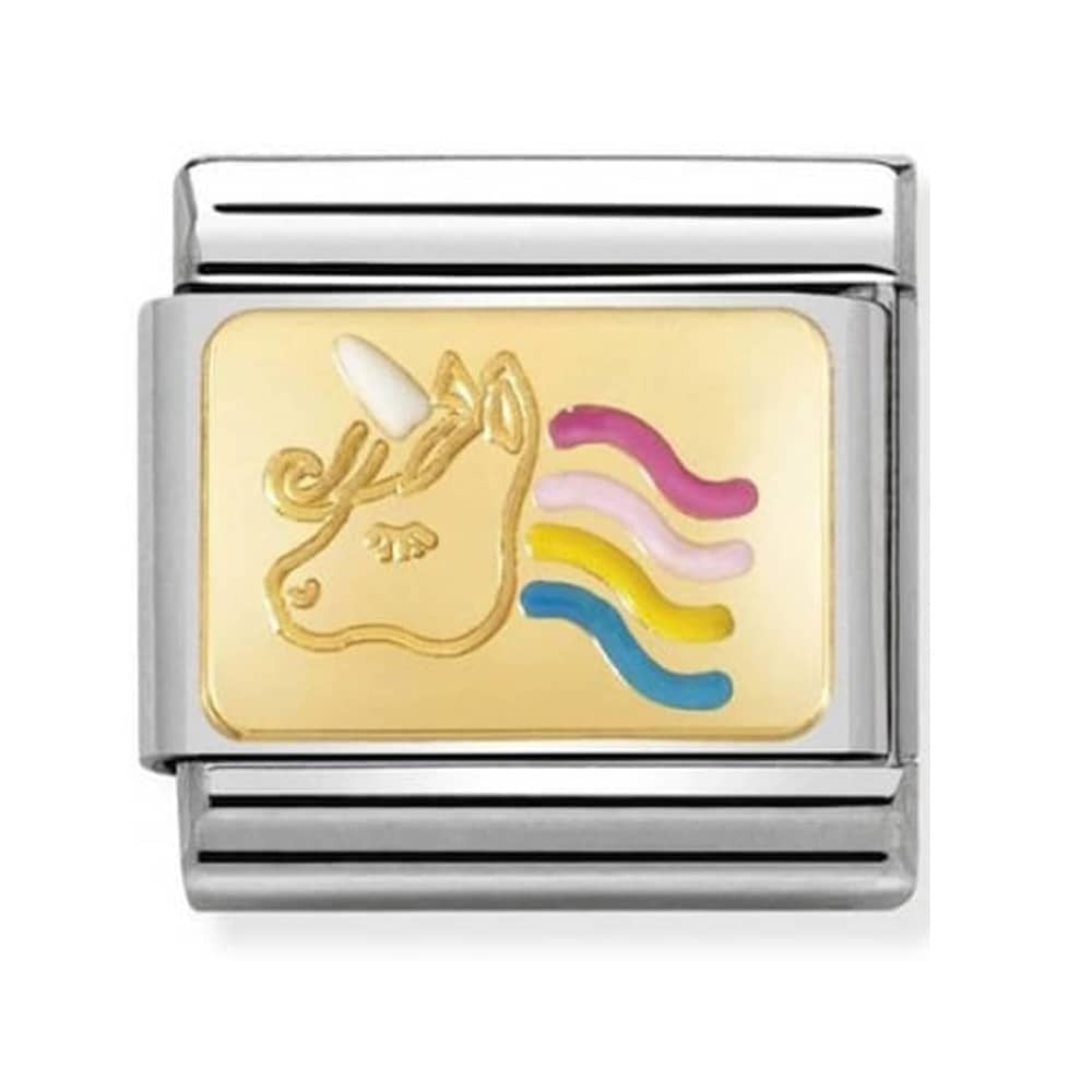 NOMINATION Charm Enamel Gold Unicorn Charm 030284-28