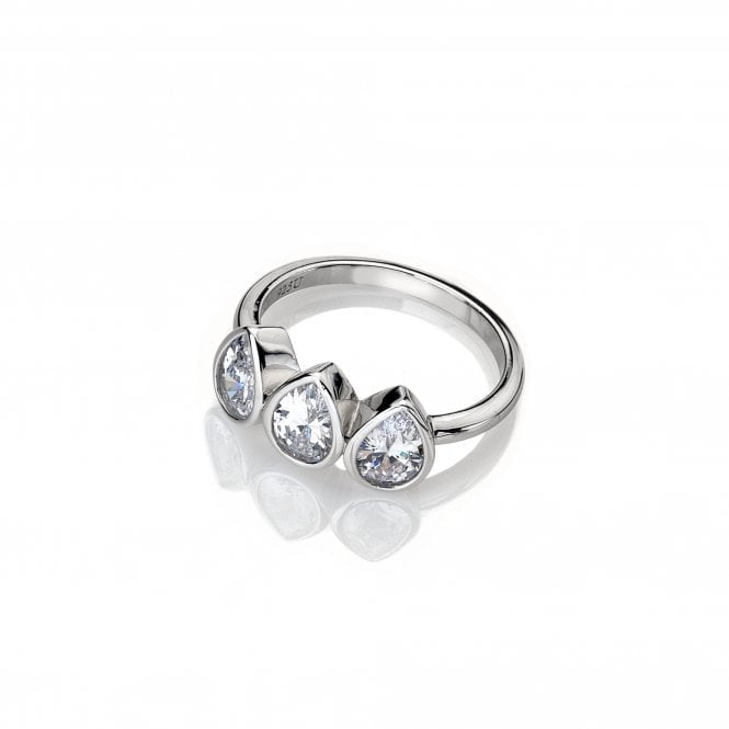 Hot Diamonds Acqua D'Amore Triple Ring ER026
