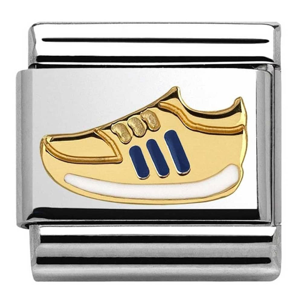NOMINATION Gold Daily Life Blue Trainer Charm 030242-34