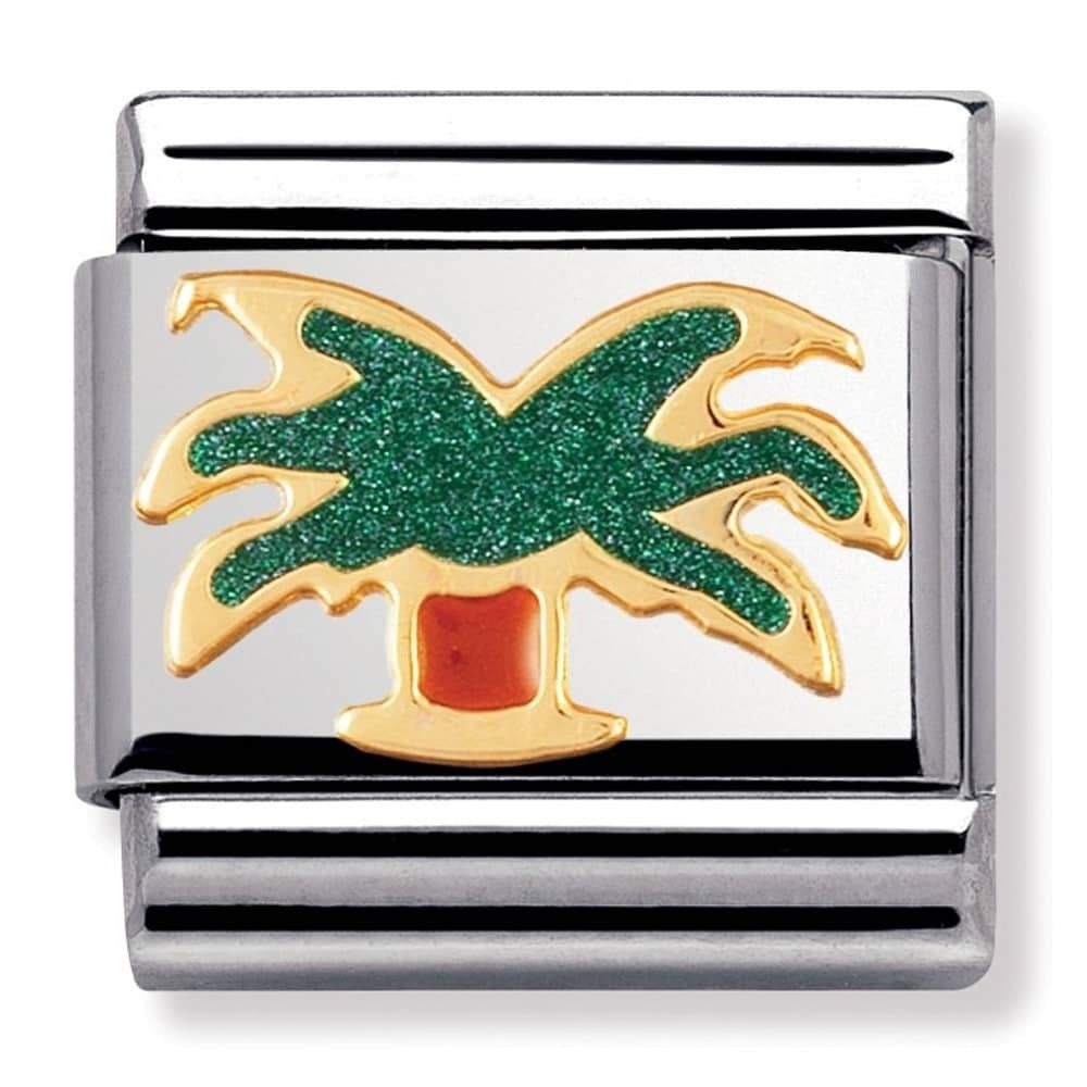 NOMINATION Gold Palm Tree Charm 030214-30