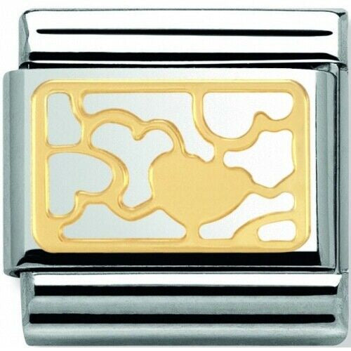 NOMINATION Composable Classic Symbols Plates Gold Interlocking Link 030153/11