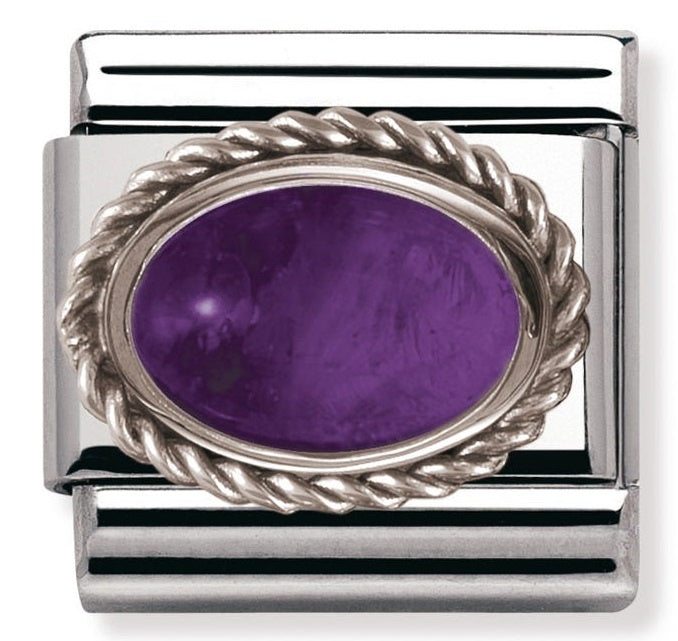 NOMINATION Amethyst Charm 330504-02