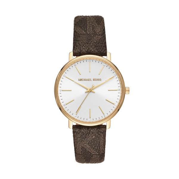 Michael Kors Brown Strap GP Watch MK2857