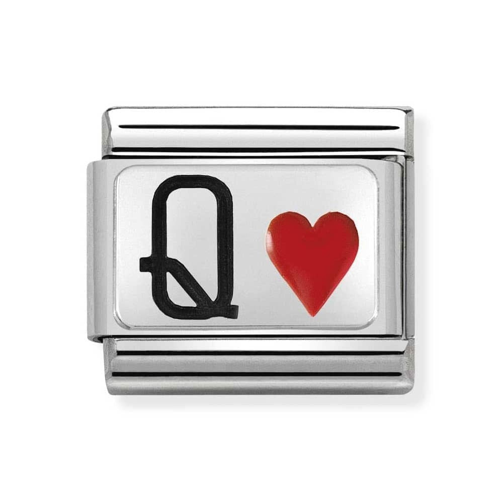 NOMINATION Enamel Queen Hearts Charm 330208-30