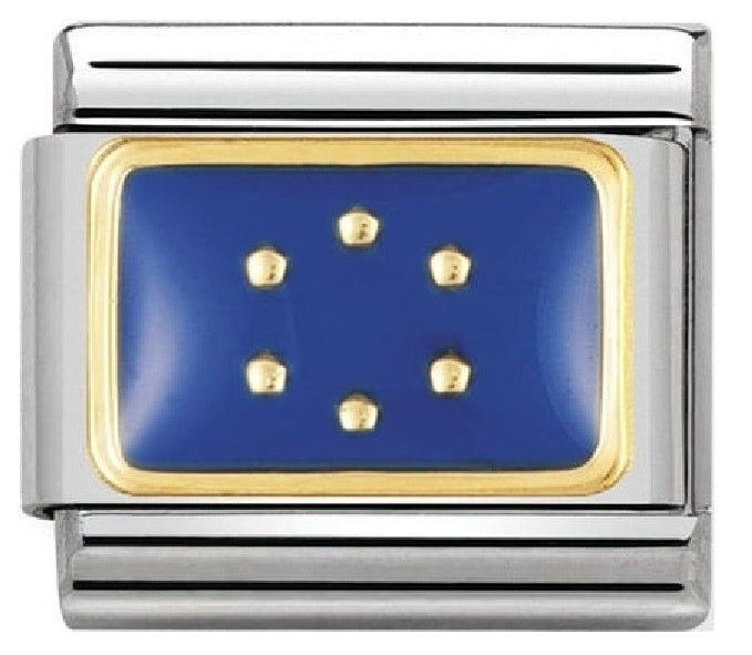 NOMINATION Gold Europe Flag 030234-24