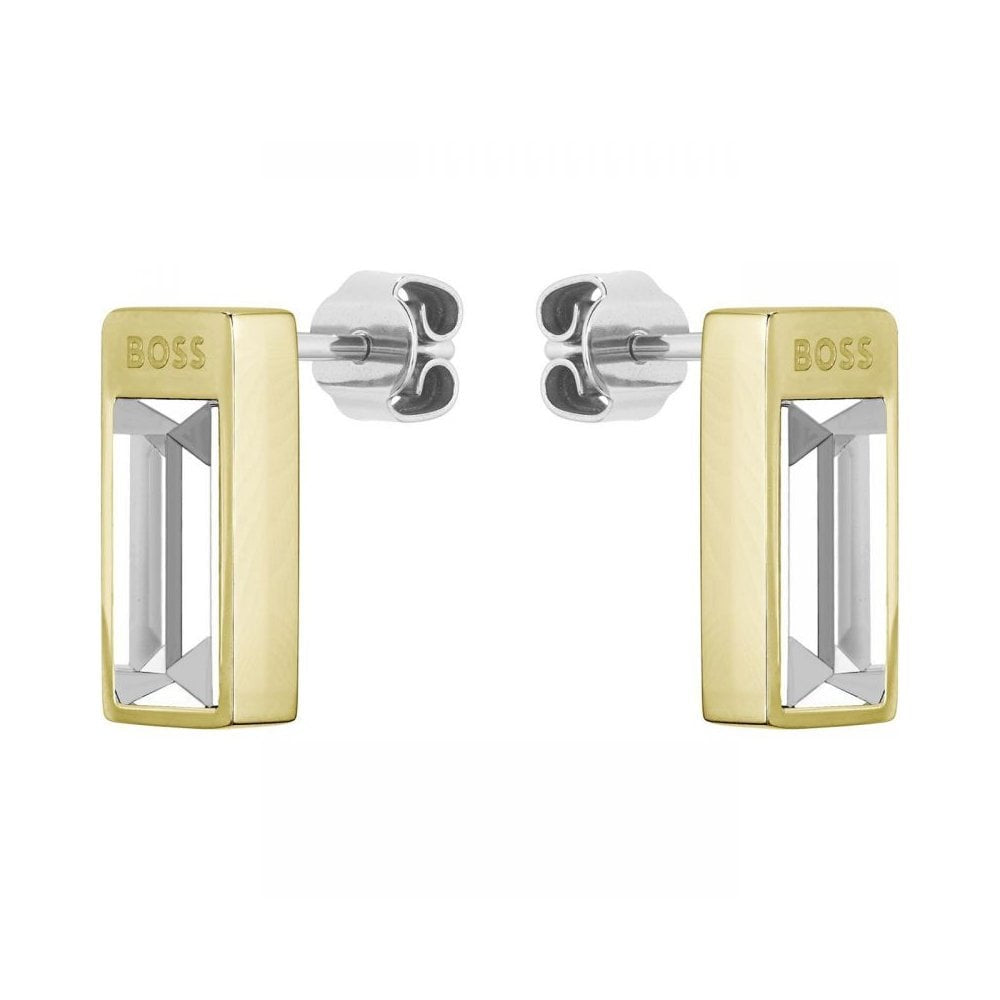 BOSS Jewellery Ladies Gold Plated Stud Earrings 1580413
