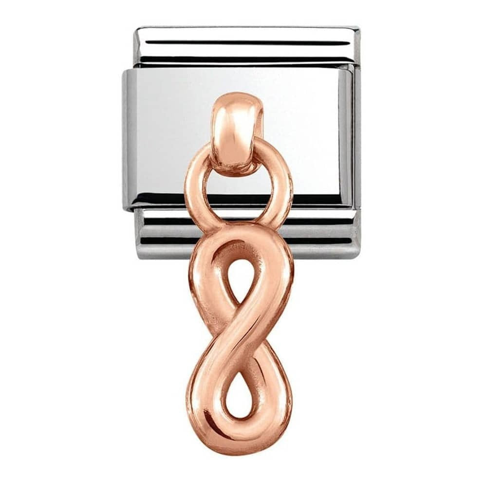 NOMINATION Rose Gold Infinity Charm 431800-10