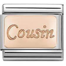 NOMINATION Gold Cousin Charm 430108-15