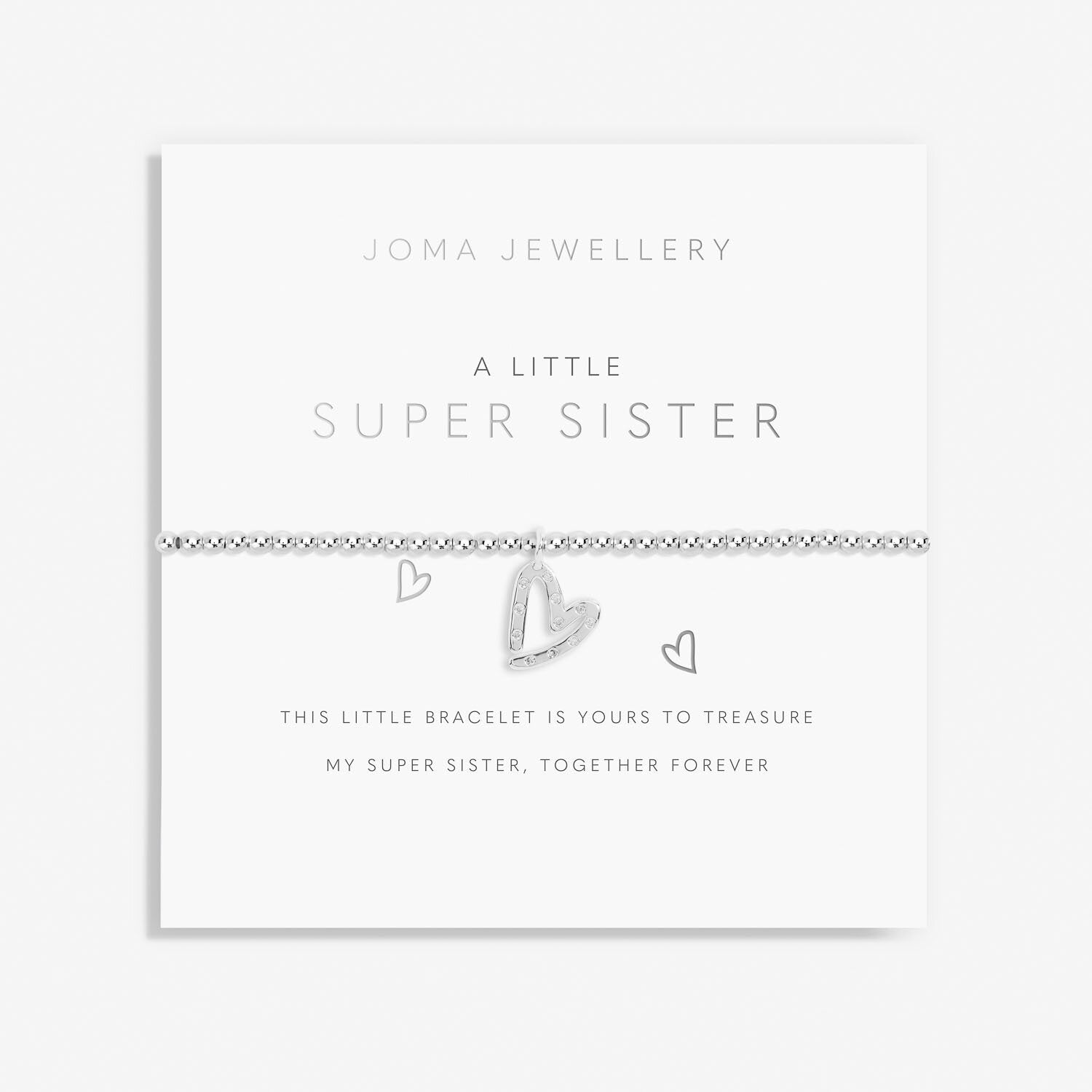 Joma Jewellery Children's A Little 'Super Sister' Bracelet C717