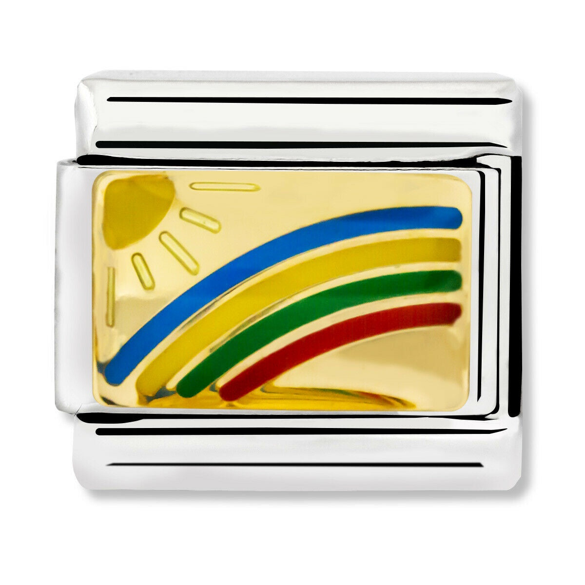 NOMINATION Gold Rainbow charm 030263-08