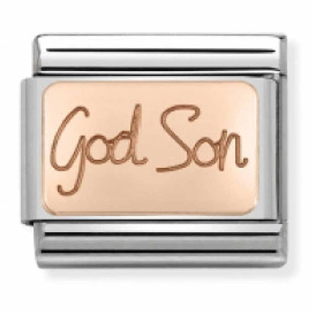 NOMINATION Gold God Son Charm 430108-04