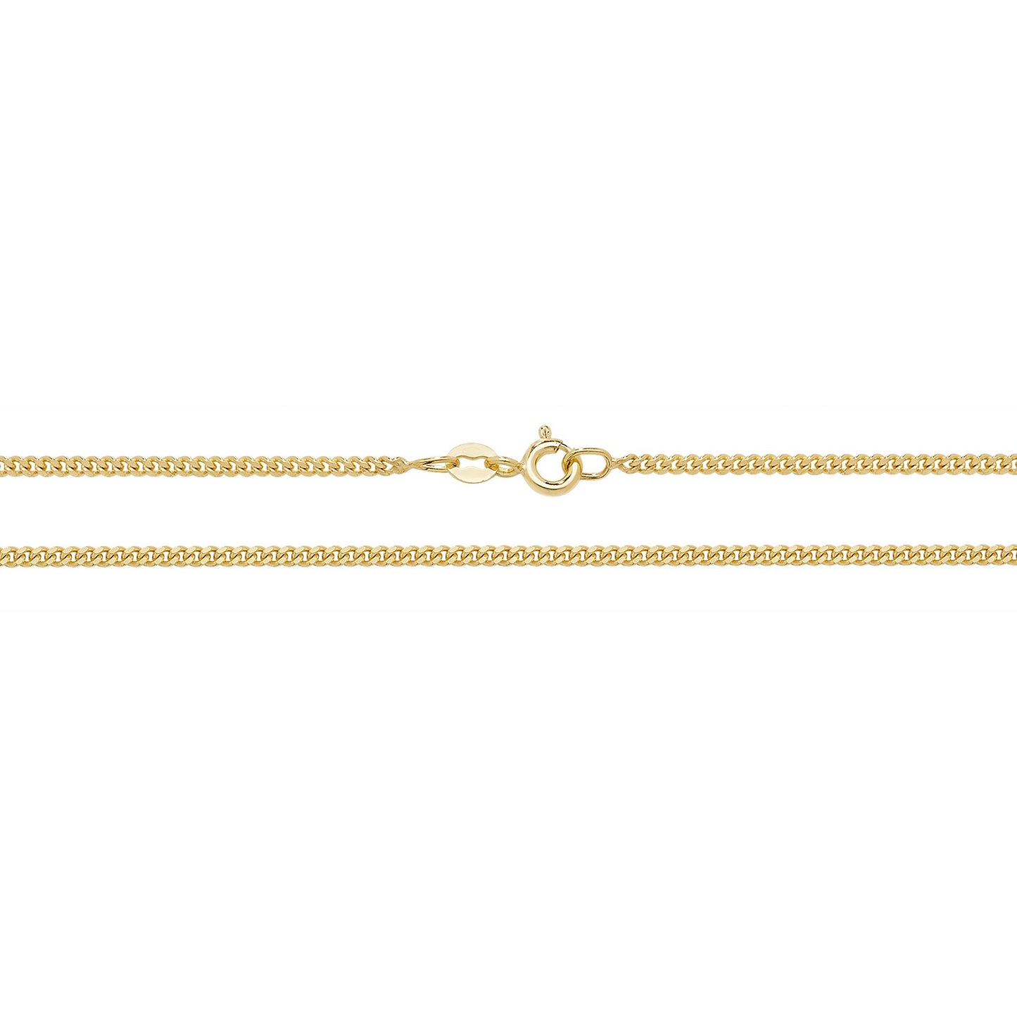 9ct Yellow Gold Curb Chain 20'' CH163