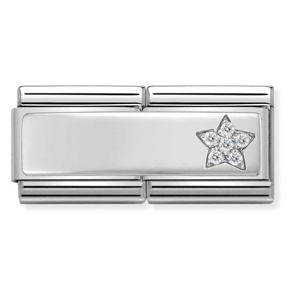 NOMINATION Double CZ Star Charm 330731-10