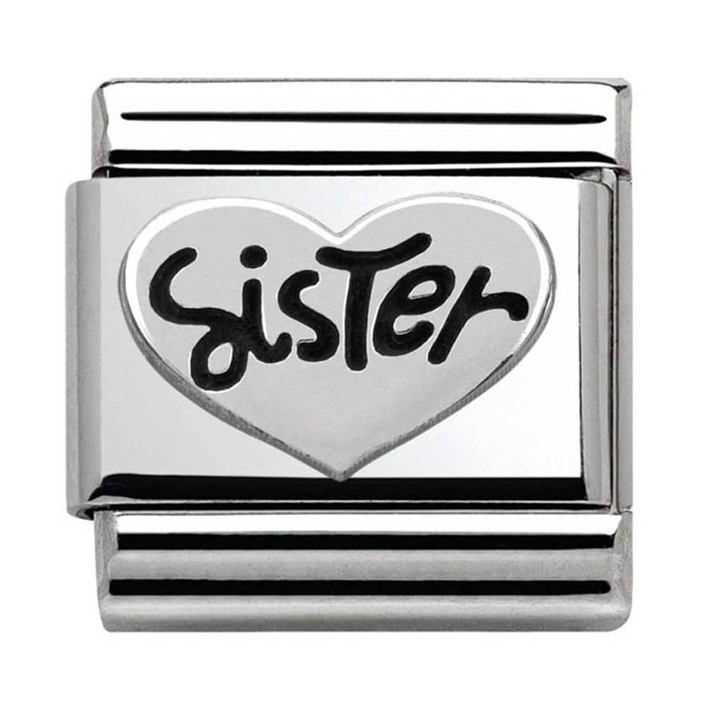 NOMINATION Charm Sister Heart Charm 330101-11