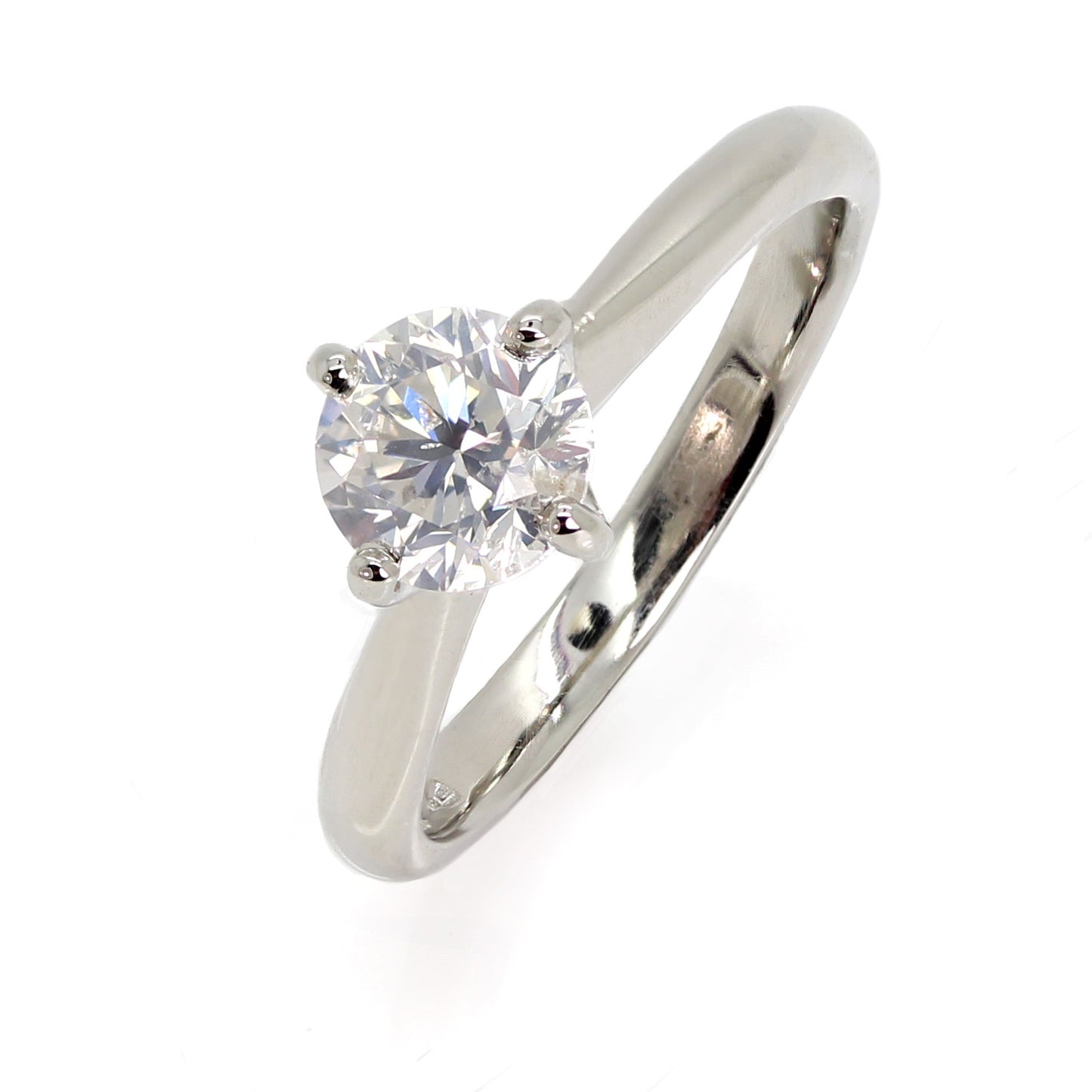 Platinum Solitaire Diamond Ring ASM1501