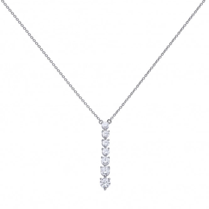 Diamonfire Silver Choker Necklace