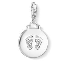 Thomas Sabo Sterling Silver Charm Club Feet Charm 1692-051-14