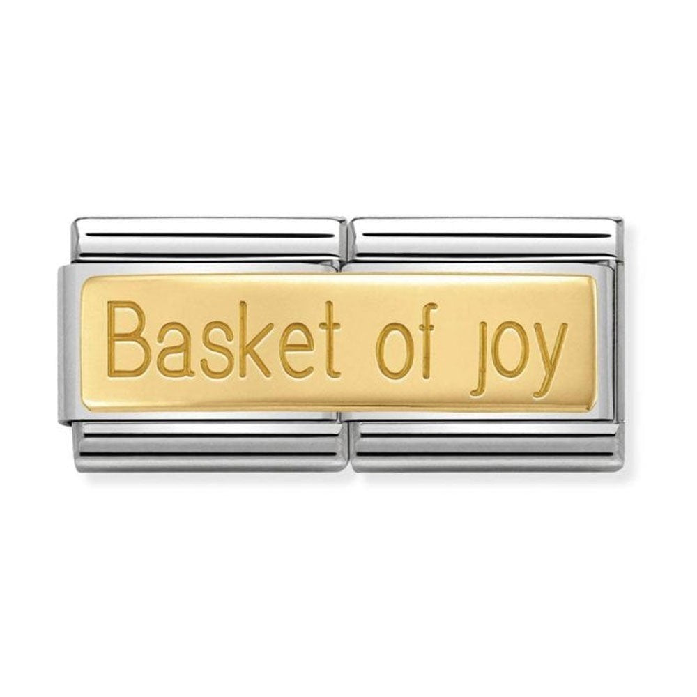 NOMINATION Double Basket of Joy Charm 030710-19