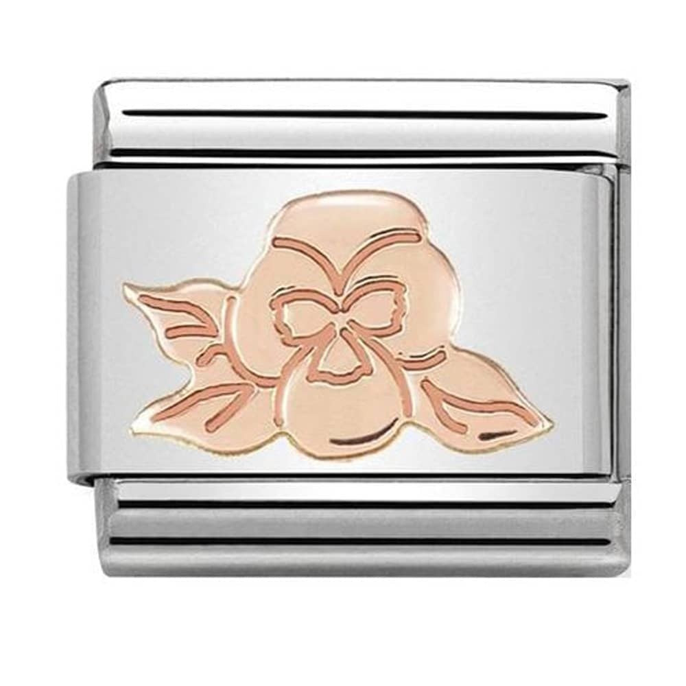 NOMINATION Gold Violet Charm 430104-24