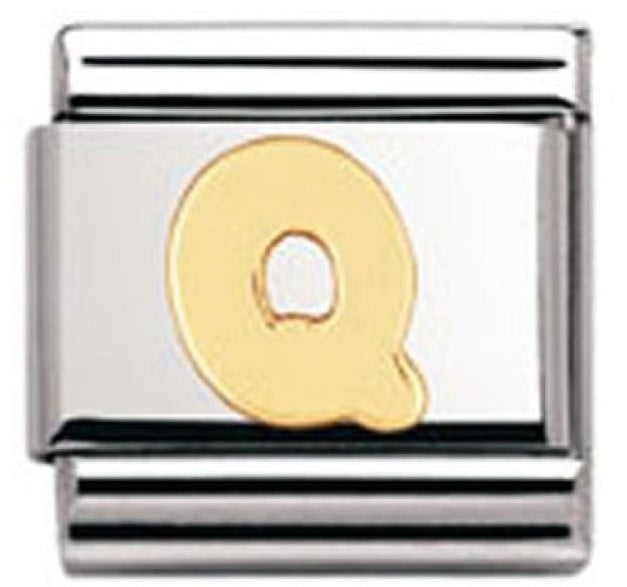 NOMINATION Gold Letter Q Charm 030101-17