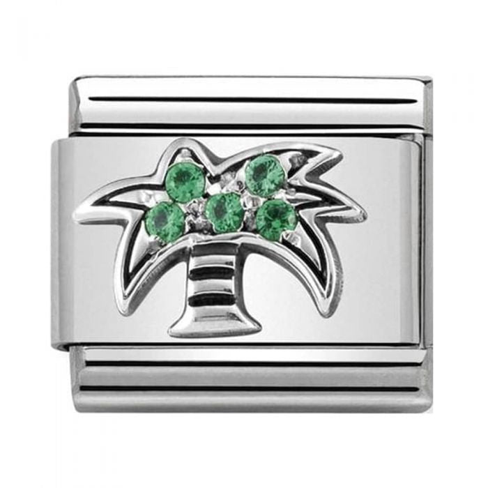 NOMINATION Palm Green CZ Charm 330304-26