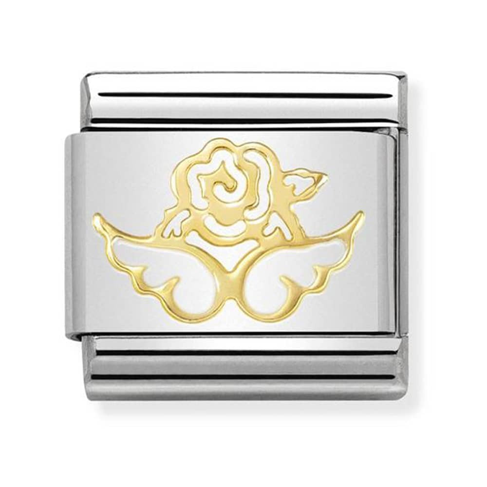 NOMINATION Gold Angel of Nature Charm 030162 49