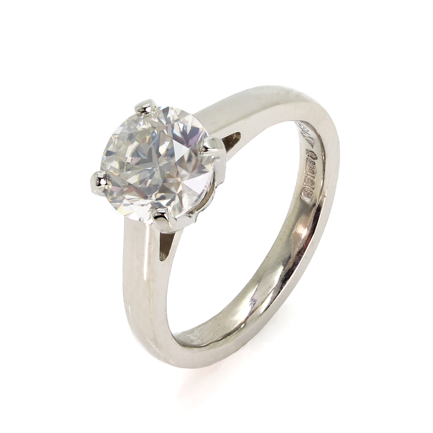 Platinum Solitaire Diamond Ring ASM1470 2.00ct