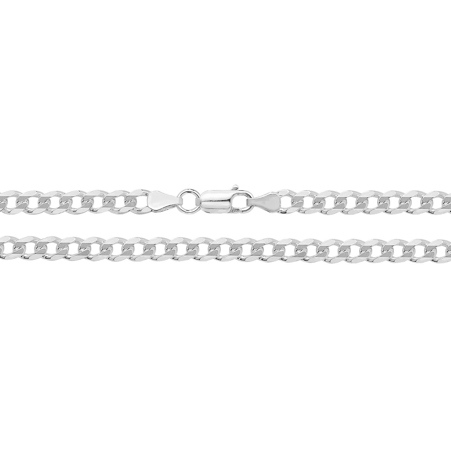 Sterling Silver Curb Bracelet - 8 Inches