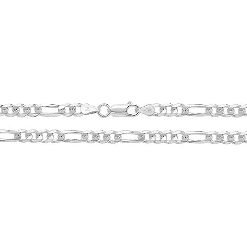 Silver 22" Figaro Chain G1009/22