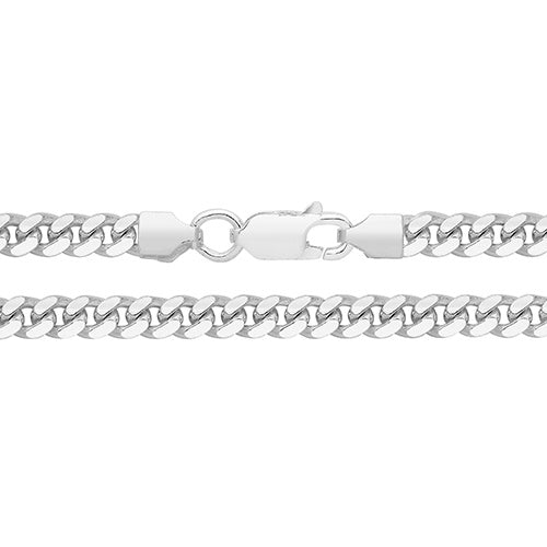 Sterling Silver Curb Cuban Chain G1340-18