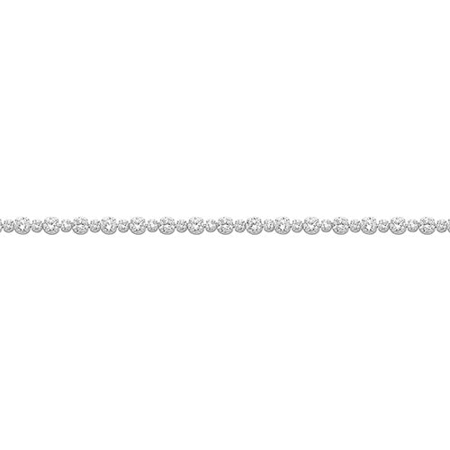 Sterling Silver CZ White Tennis Bracelet G2689CZ