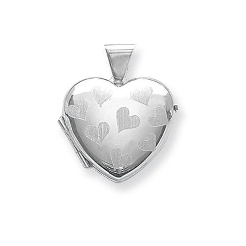 Silver Heart Locket