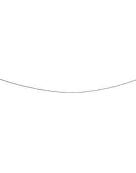 Elements Gold 9CT White Gold Curb Chain with Extender GN193