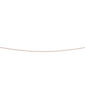 Elements Gold Rose Gold Curb Chain Necklace GN219