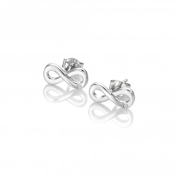 Hot Diamonds Silver Amulet Infinity Earrings DE710
