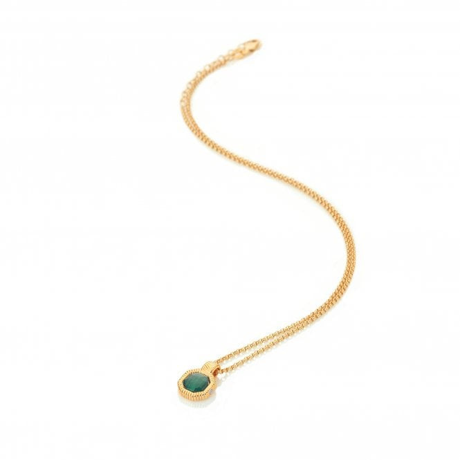 Hot Diamonds Revive Malachite pendant DP845
