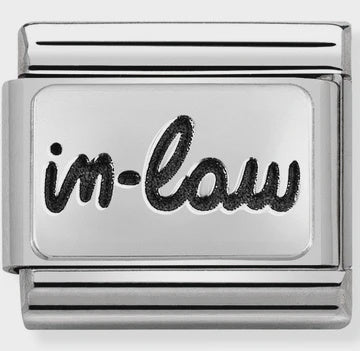 NOMINATION Silver In-Law charm 330102-56