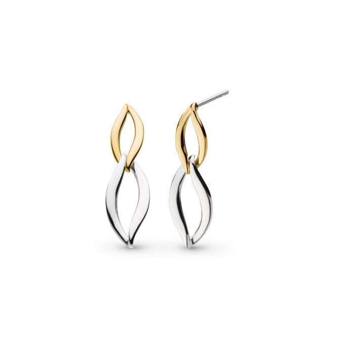 Kit Heath Entwine Twine Link Golden Drop Earrings 61142GRP