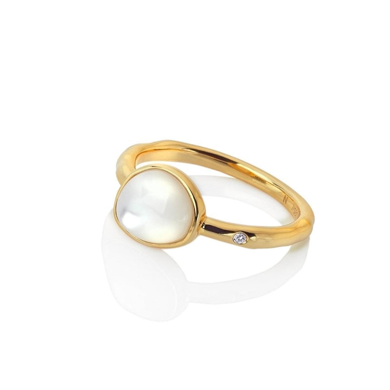 Jac Jossa by Hot Diamonds Calm Mother of Pearl Ring DR231
