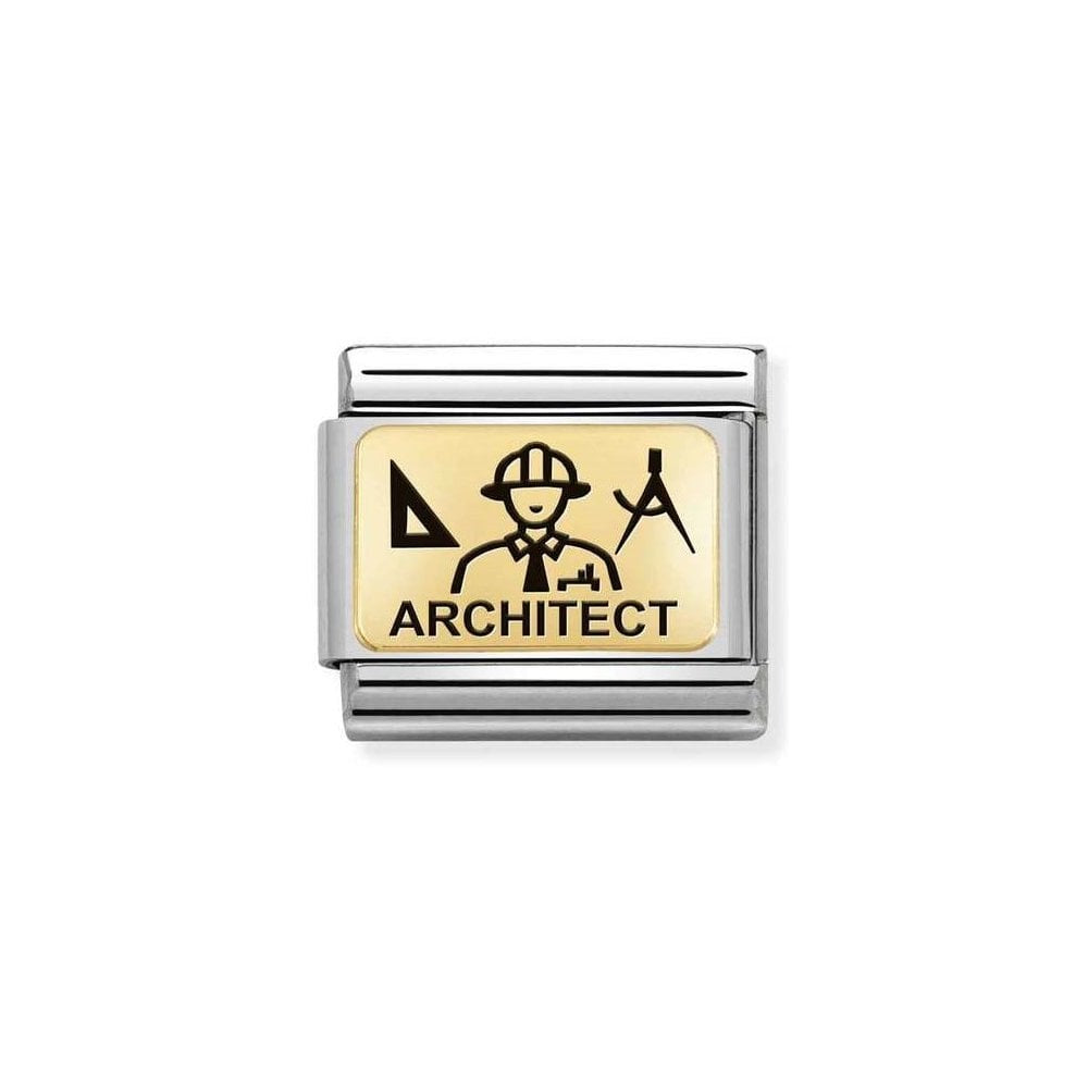 NOMINATION Gold Architect Charm 030166-20