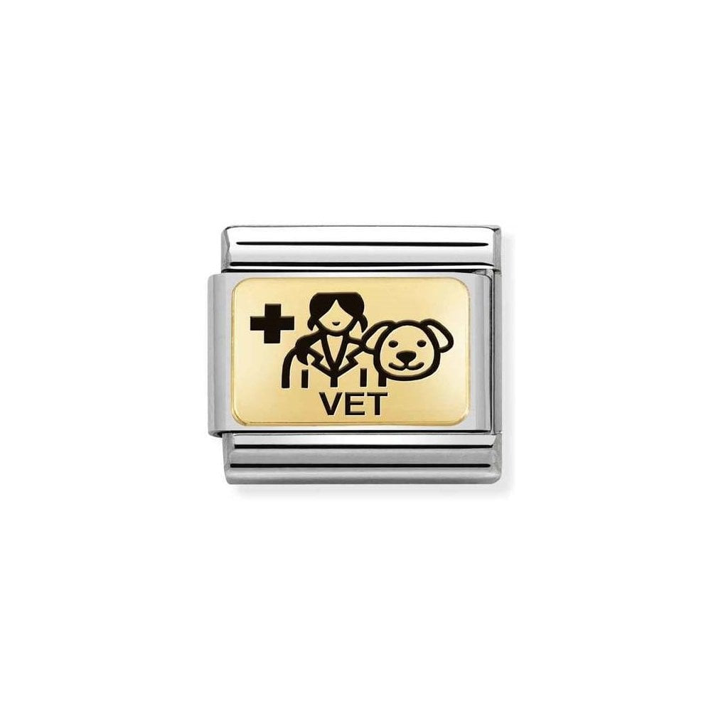 NOMINATION Gold Vet Charm 030166-18